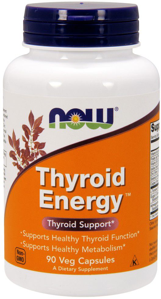 NOW Thyroid Energy 90 veg capsules - High-quality Diet and Weight Loss by NOW at 