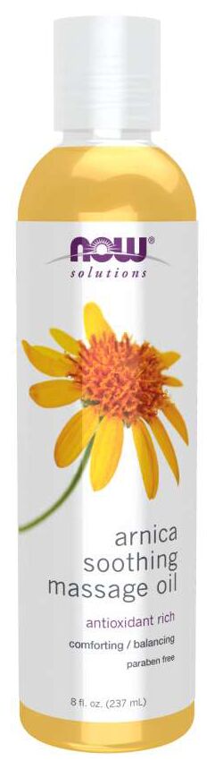 NOW Arnica Soothing Massage Oil 8 fl oz - High-quality Beauty and Personal Care by NOW at 