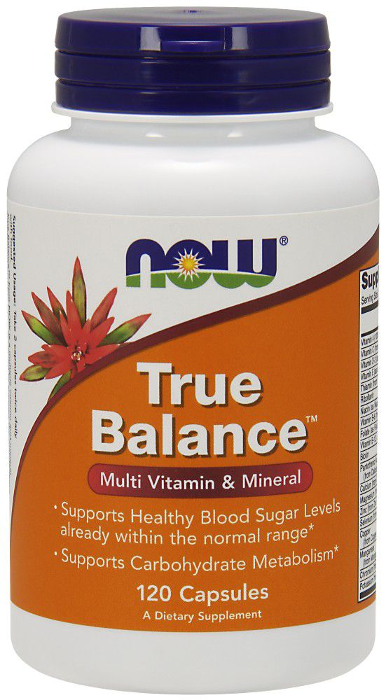 NOW True Balance Multi Vitamin 120 capsules - High-quality Gluten Free by NOW at 