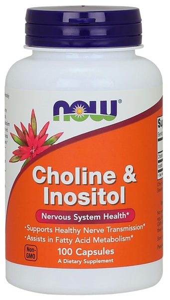 NOW Choline & Inositol 100 capsules by NOW