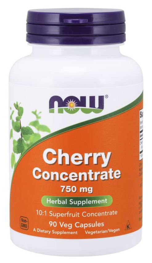 NOW Cherry Concentrate, 750 mg 90 veg capsules - High-quality Antioxidants by NOW at 