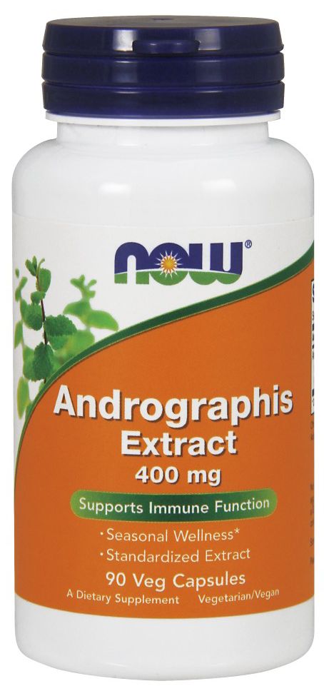 NOW Andrographis Extract 90 veg capsules - High-quality Herbs by NOW at 