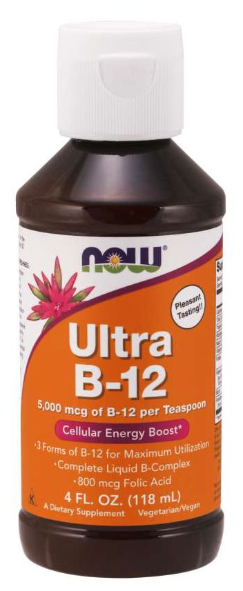 NOW Ultra B-12 4 oz. - High-quality Vitamins by NOW at 