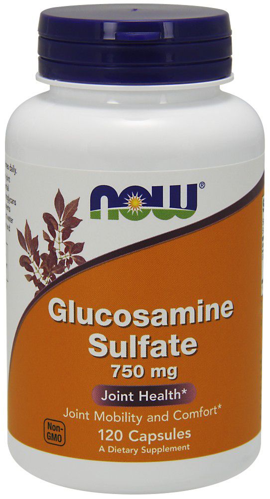 NOW Glucosamine Sulfate 120 capsules - High-quality Gluten Free by NOW at 