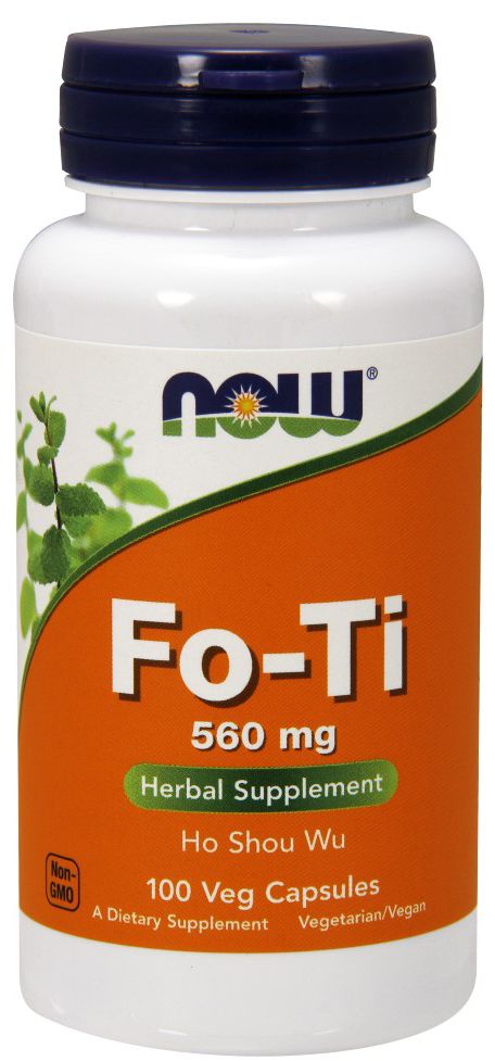 NOW Fo-Ti 100 capsules - High-quality Herbs by NOW at 