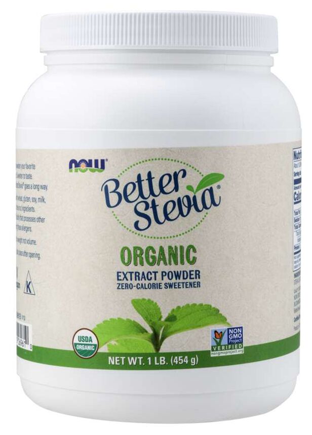 NOW Better Stevia Extract Powder, Organic