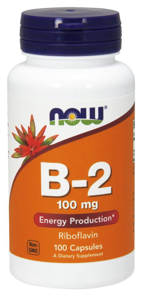 NOW B-2 100 capsules - High-quality Vitamins by NOW at 