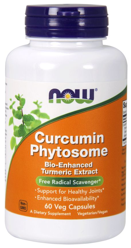 NOW Curcumin Phytosome 60 veg capsules - High-quality Herbs by NOW at 