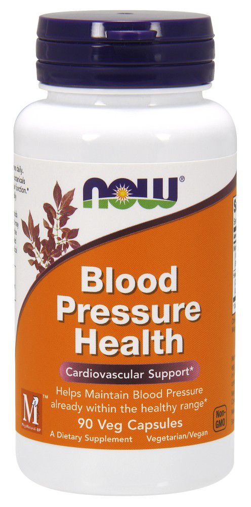NOW Blood Pressure Health 90 veg capsules - High-quality Gluten Free by NOW at 