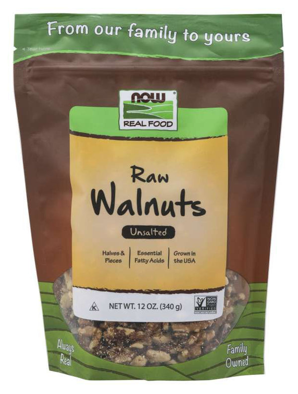 NOW Walnuts 12 oz - High-quality Nuts, Seeds and Fruits by NOW at 