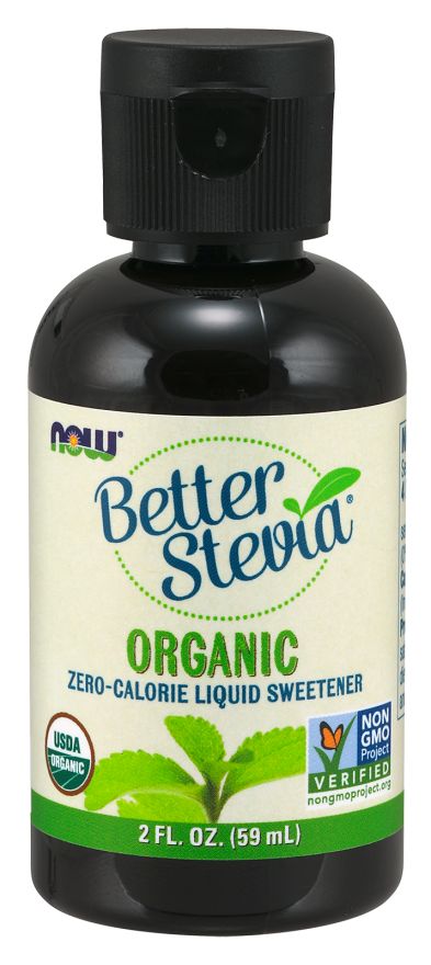 NOW Better Stevia Liquid Extract, Organic 2 fl oz. - High-quality Gluten Free by NOW at 