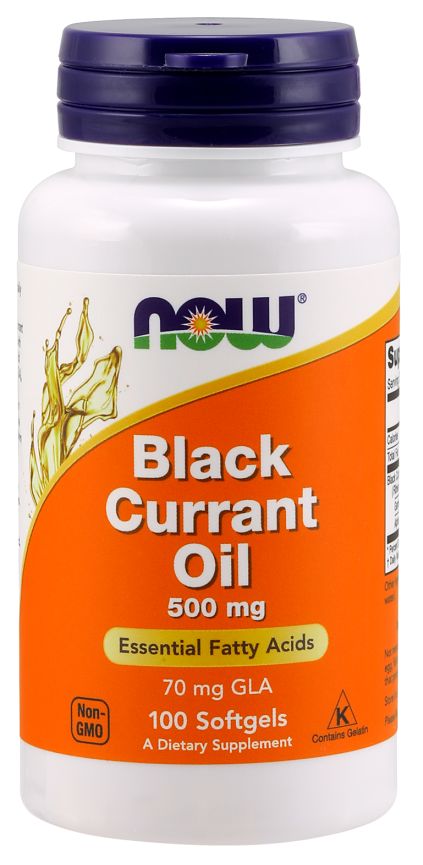 NOW Black Currant Oil 100 softgels - High-quality Oils/EFAs by NOW at 