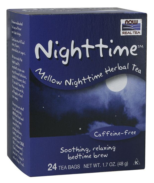 NOW Nighttime Herbal Tea 24 bags - High-quality Kosher by NOW at 