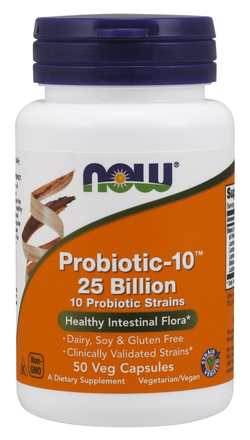 NOW Probiotic-10, 25 Billion