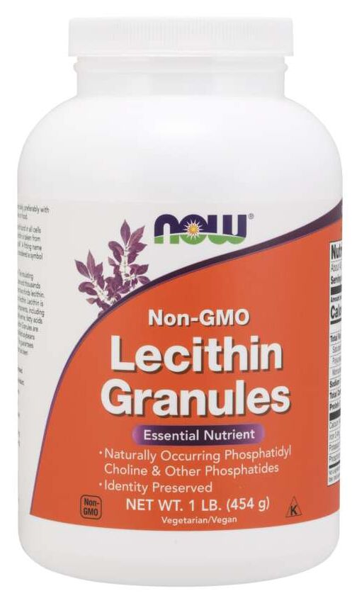 NOW Lecithin Granules, Non-GMO 1 lb. (454 g) - High-quality Gluten Free by NOW at 