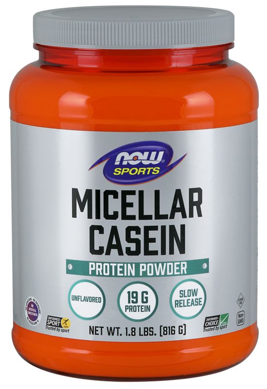 NOW Micellar Casein 1.8 lb. - High-quality Protein by NOW at 