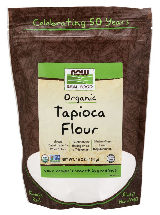 NOW Tapioca Flour 16 oz. - High-quality Baking Products by NOW at 