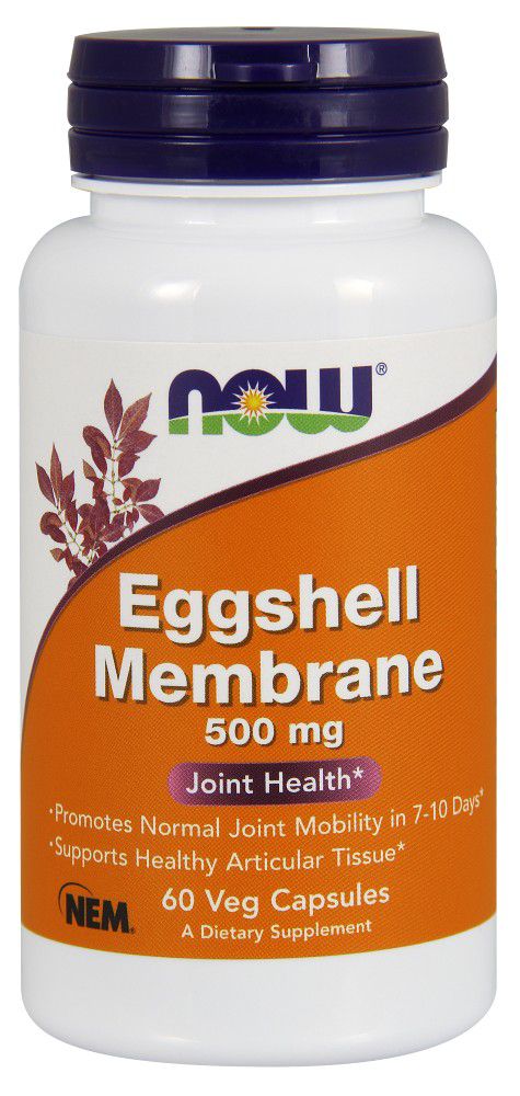 NOW Eggshell Membrane 60 veg caps - High-quality Gluten Free by NOW at 