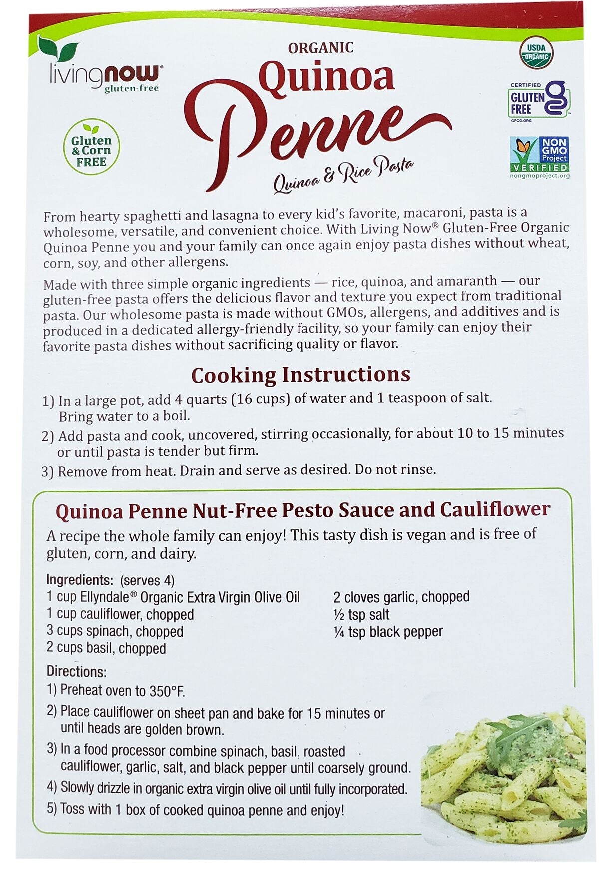 #Flavor_Penne, Organic #Size_8 oz