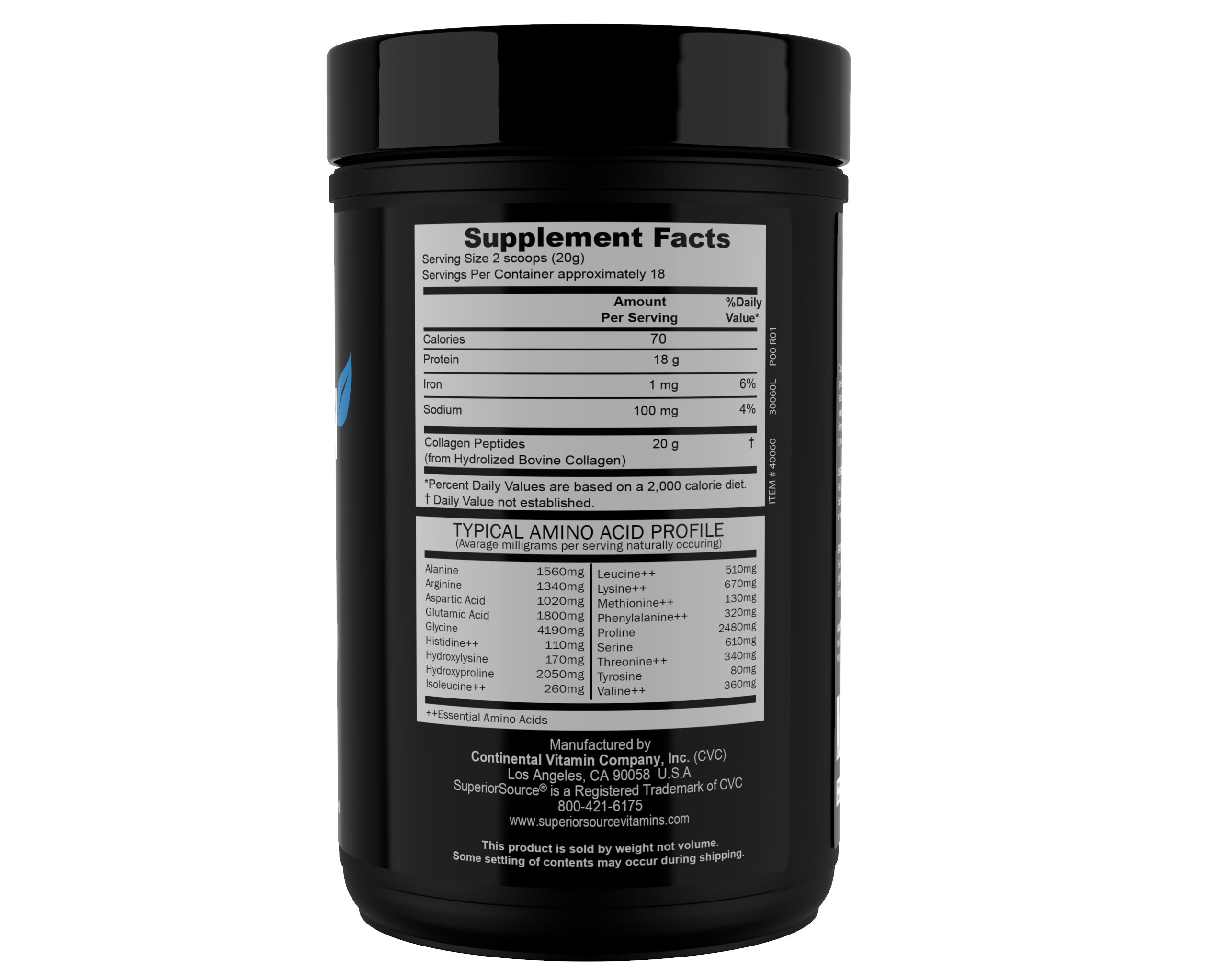 Superior Source Collagen Peptides Powder, Unflavored, 12.7 oz - High-quality Collagen Powder by Superior Source at 