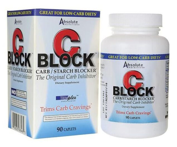 Absolute Nutrition CBlock 90 Caplets - High-quality Diet and Weight Loss by Absolute Nutrition at 