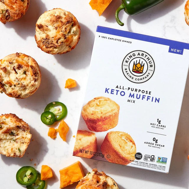 King Arthur Baking Co. All-Purpose Keto Muffin Mix 10 oz - High-quality Breakfast Foods by King Arthur Baking Co. at 