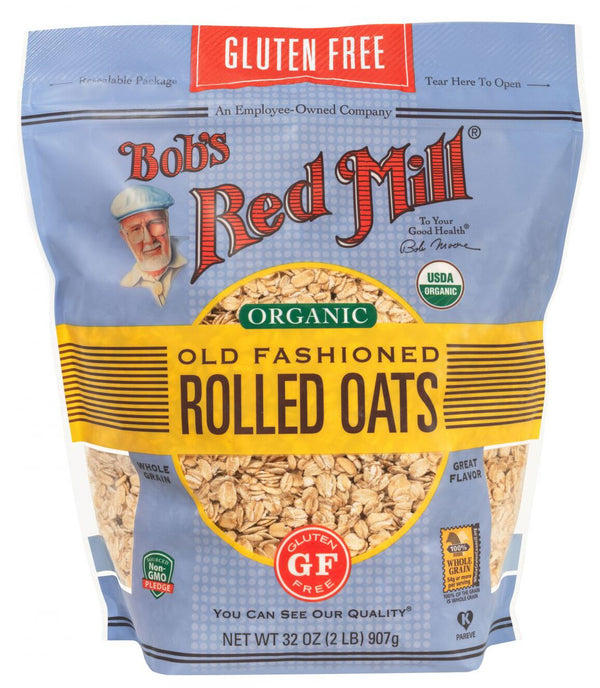Bob's Red Mill Gluten Free Old Fashioned Rolled Oats, Organic 32 oz. - High-quality Baking Products by Bob's Red Mill at 