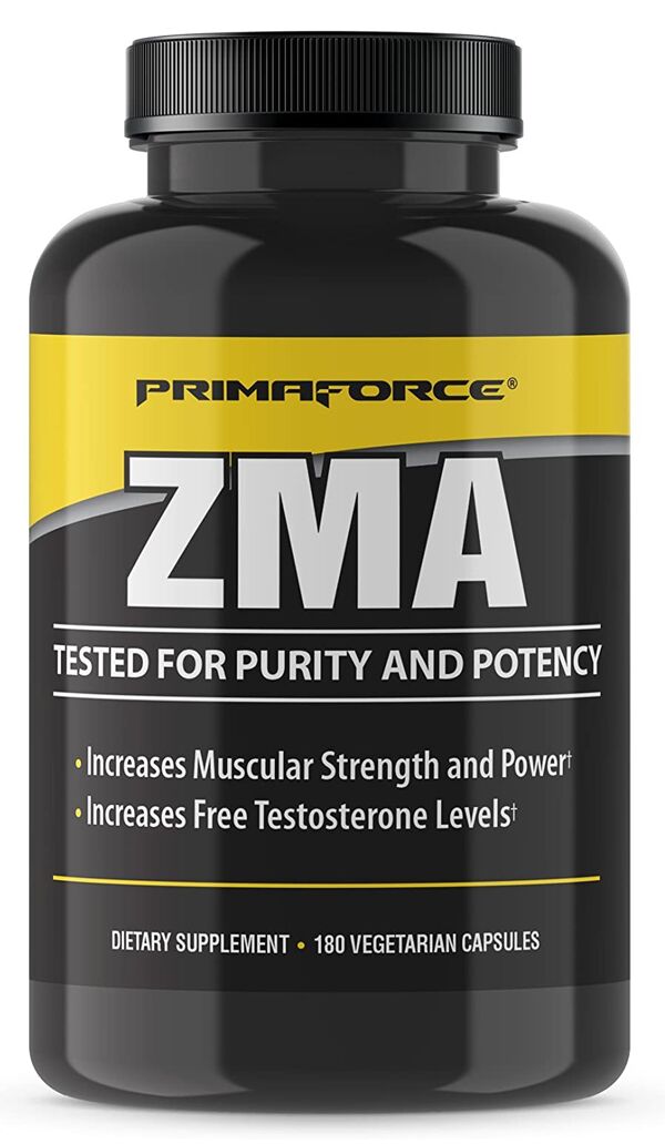 Primaforce ZMA 180 veg capsules - High-quality Sports Nutrition by Primaforce at 