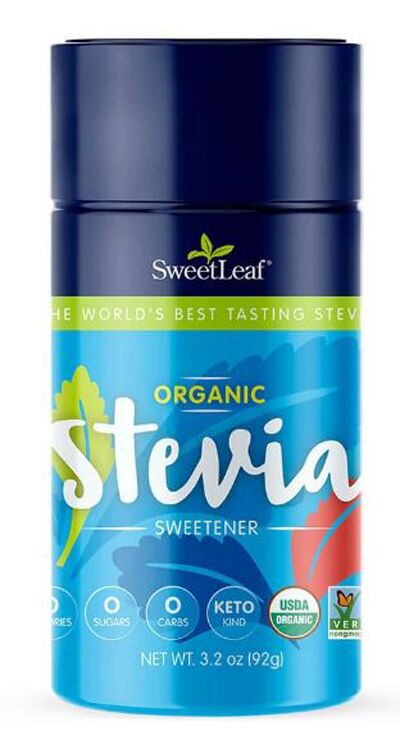 SweetLeaf Organic Stevia Sweetener Powder 3.2 oz. (92g) - High-quality Kosher by SweetLeaf at 