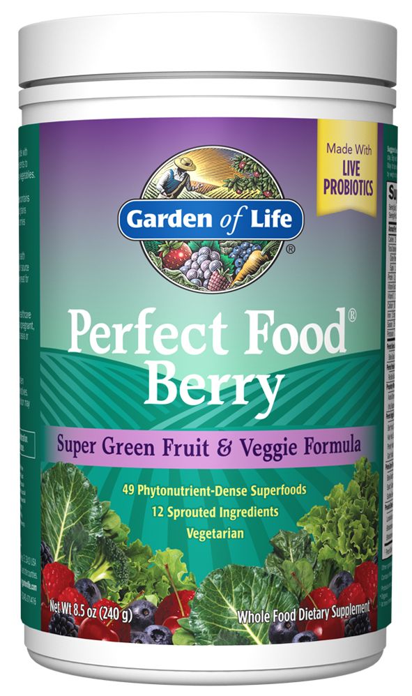 Garden of Life Perfect Food Berry 240 grams - High-quality Green Foods/Super Foods by Garden of Life at 