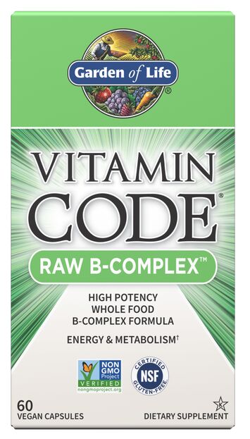 Garden of Life Vitamin Code RAW B-Complex 60 vegan capsules - High-quality Vitamins by Garden of Life at 