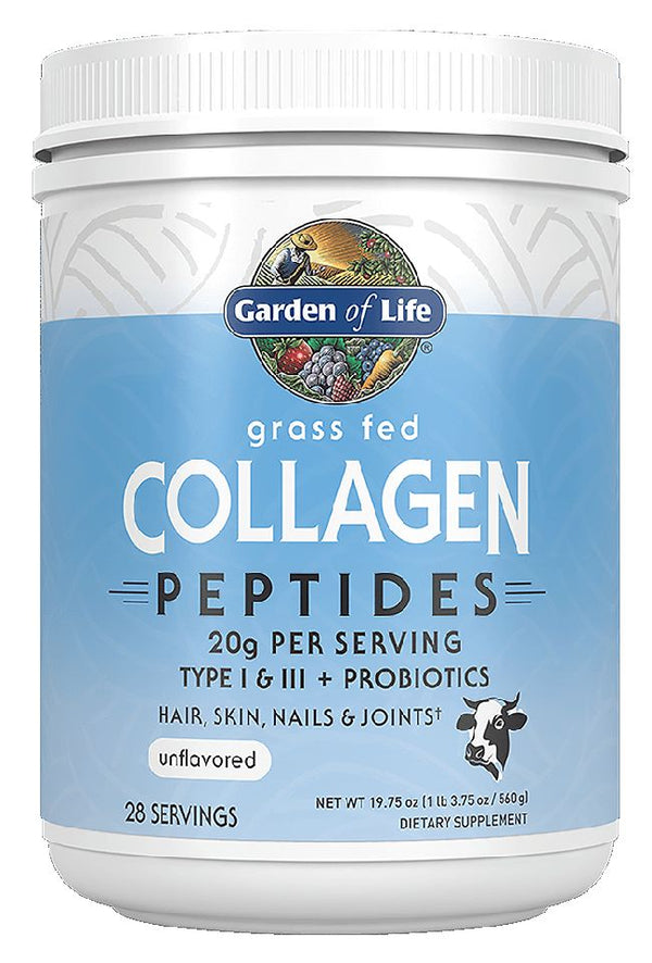 Garden of Life Grassfed Collagen Peptides 19.75 oz. (560g) - High-quality Gluten Free by Garden of Life at 