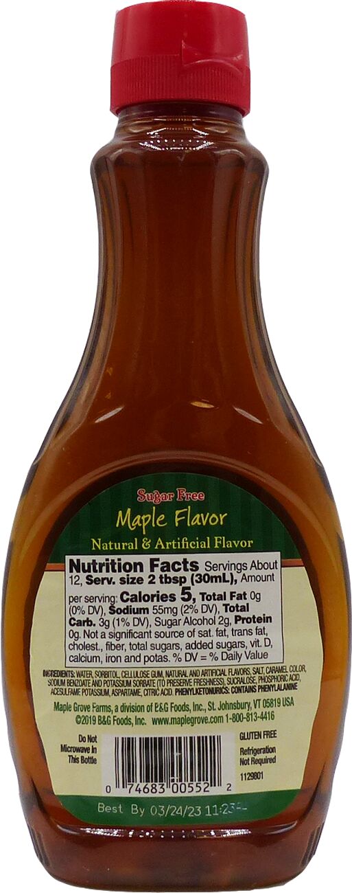 #Flavor_Maple Flavor #Size_12 fl oz.