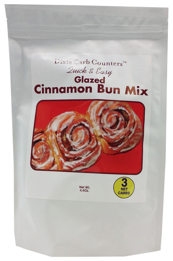 Dixie USA Carb Counters Cinnamon Bun Mix 4.4 oz. - High-quality Baking Products by Dixie USA at 