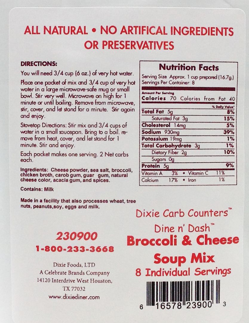 #Flavor_Broccoli & Cheese #Size_3.1 oz.