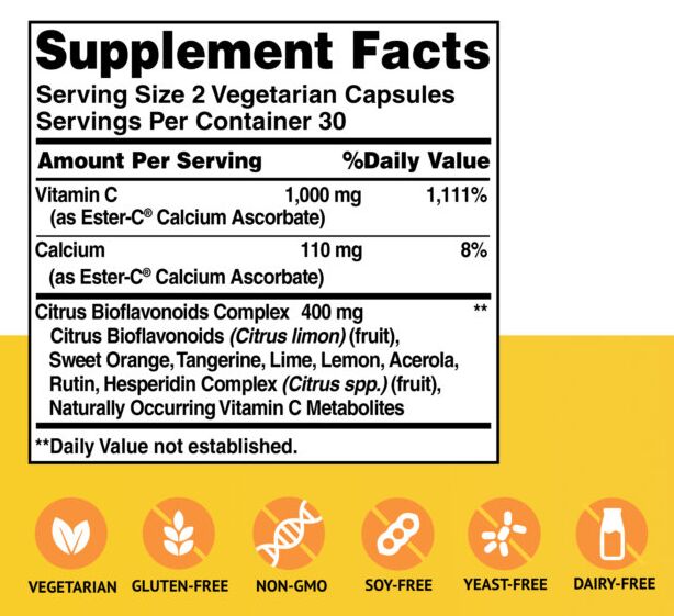 American Health Ester-C w/Citrus Bioflavonoids