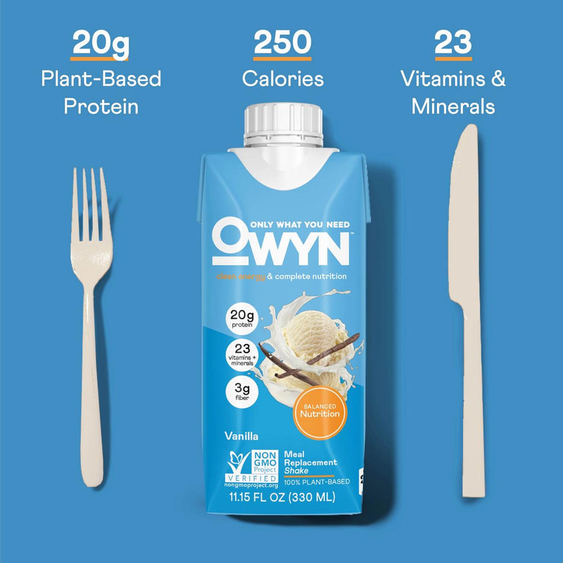 OWYN Plant Based Protein Shake, with 20g Vegan Protein from Organic Pumpkin SE