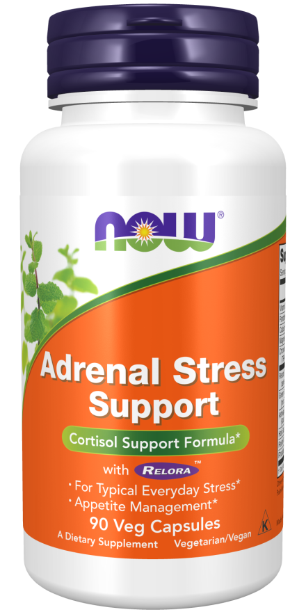 NOW Adrenal Stress Support with Relora™ 90 veg capsules - High-quality Diet and Weight Loss by NOW at 