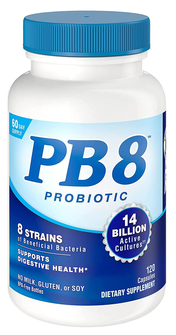 Nutrition Now PB8 120 capsules - High-quality Digestion by Nutrition Now at 