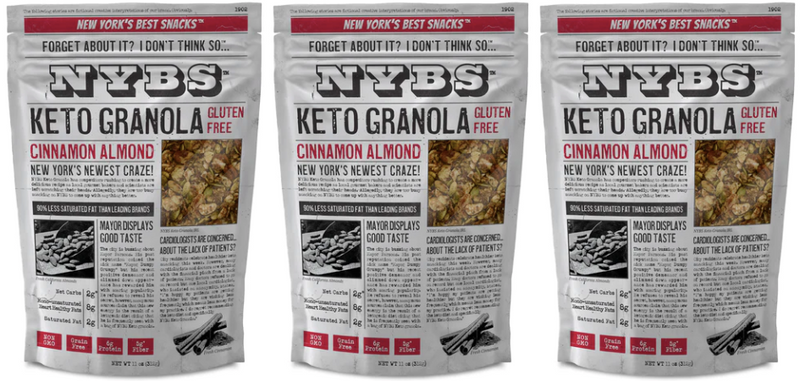 Keto Granola by NYBS - Cinnamon Almond - High-quality Granola by Gatherer's Granola at 