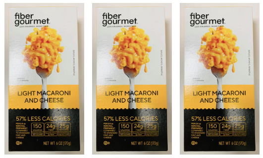 Fiber Gourmet Light Macaroni and Cheese 6 oz - High-quality Pasta by Fiber Gourmet at 