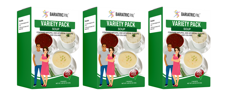 BariatricPal 15g Protein Soup - Variety Pack - High-quality Soups by BariatricPal at 