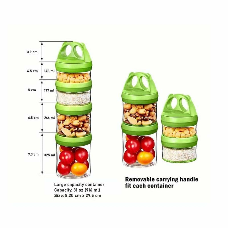 Compartments Salad Container for Lunch Reusable BPA Free Food Prep  Containers for Kids Lunchable Kids Snack