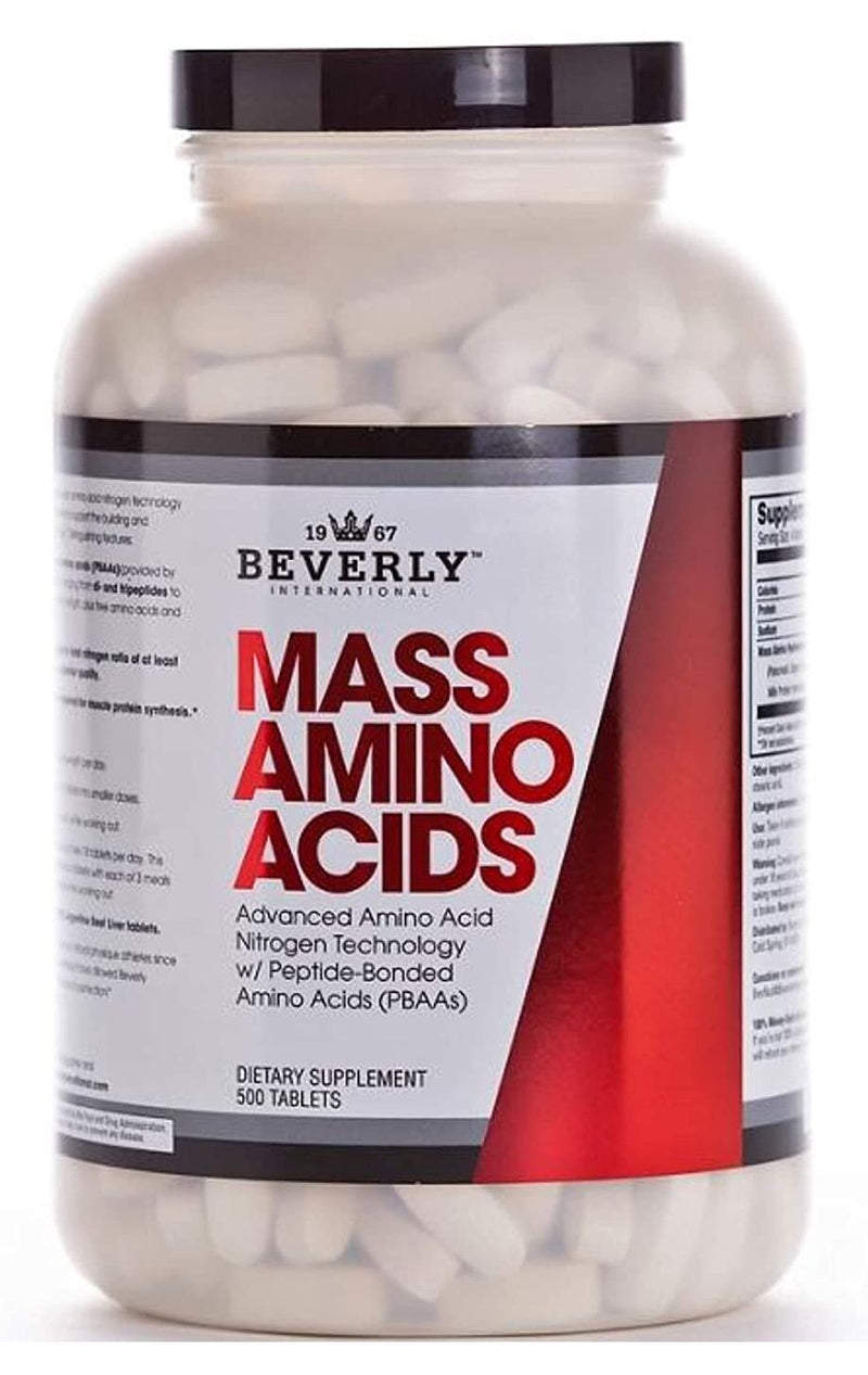 Beverly International Mass Amino Acid Tablets 500 tablets - High-quality Amino Acids by Beverly International at 