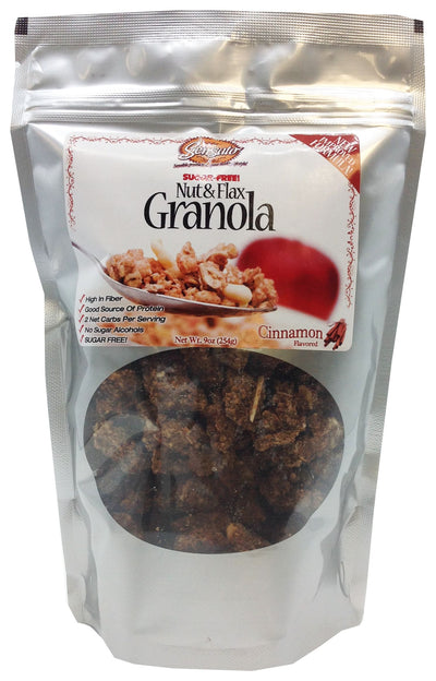 Sensato Sugar-Free Nut & Flax Granola - High-quality Breakfast Foods by Sensato at 
