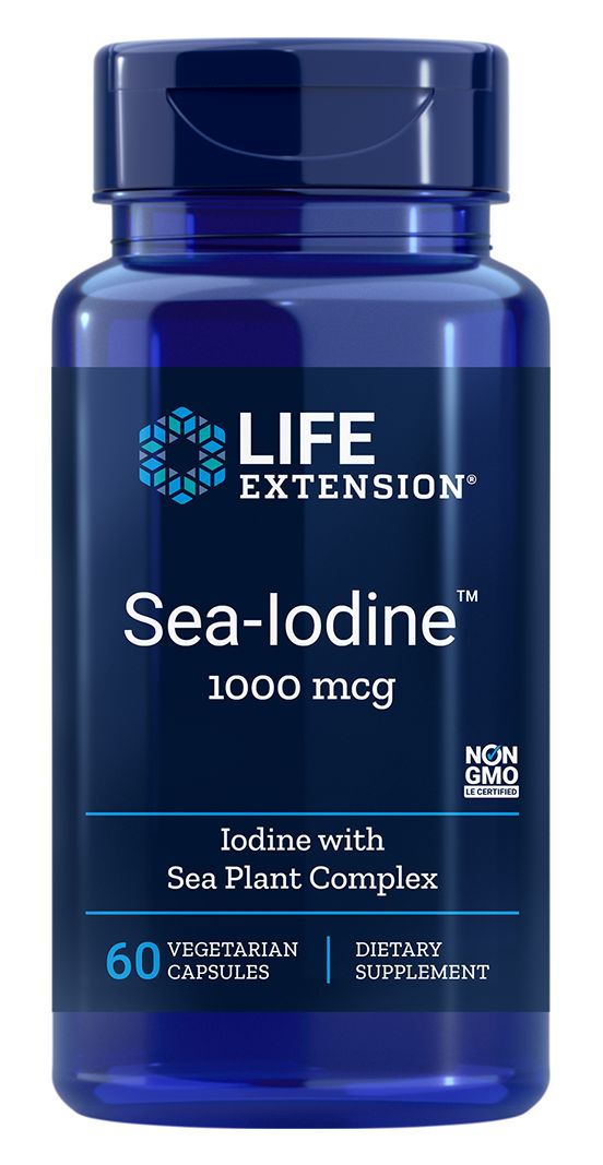 Life Extension Sea-Iodine 60 vegetarian capsules - High-quality Minerals by Life Extension at 