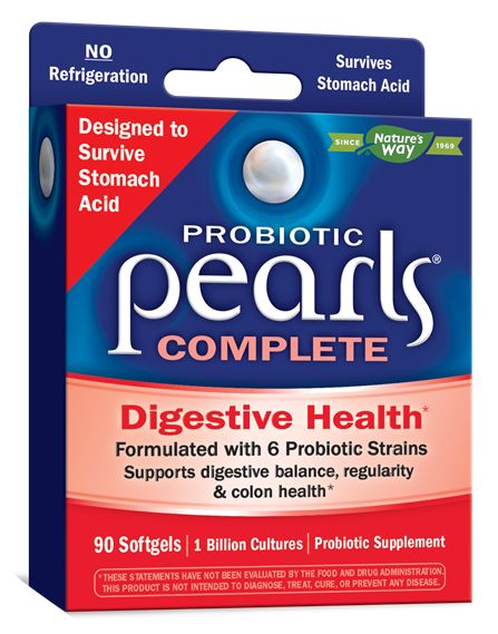 Nature's Way Probiotic Pearls Complete 90 softgels - High-quality Digestion by Nature's Way at 