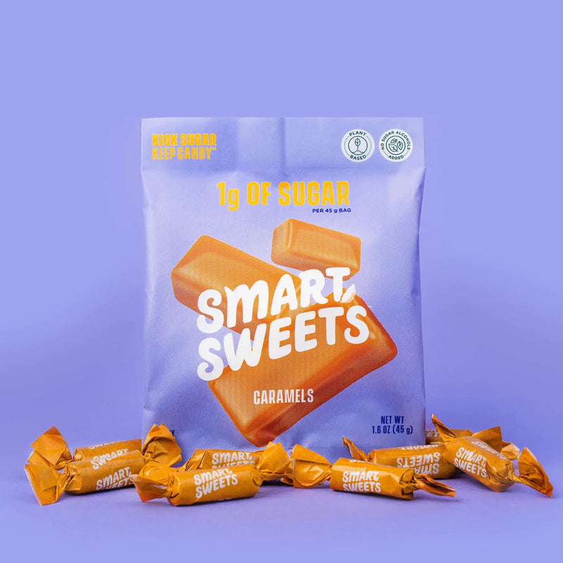 Smart Sweets Caramels 45g (1.6 oz) - High-quality Fiber by Smart Sweets at 