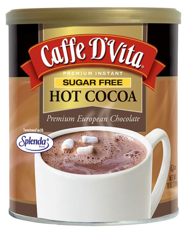 Caffe D'Vita Sugar Free Hot Cocoa 10 oz. - High-quality Beverages by Caffe D'Vita at 