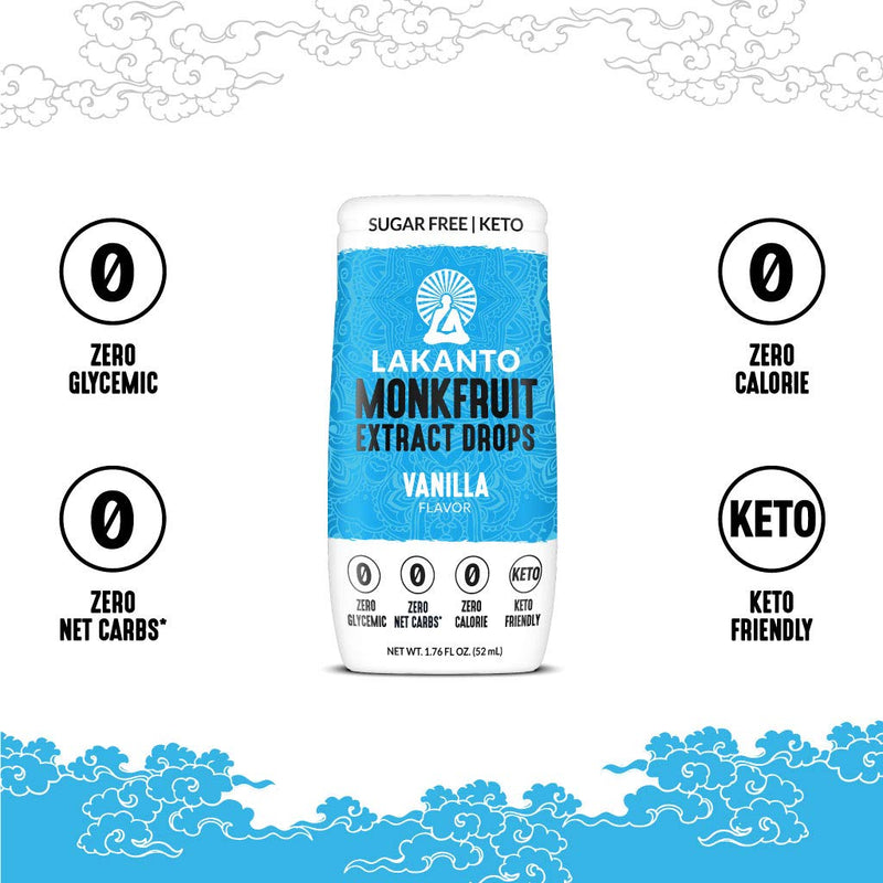 Lakanto Liquid Monkfruit Sweetener - Vanilla - High-quality Sweetener by Lakanto at 